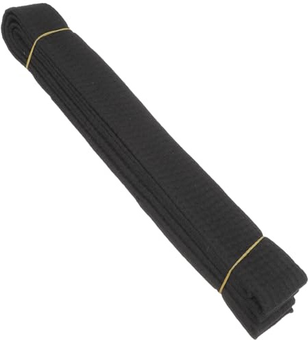 KICHOUSE Ceinture de Karaté Noire Robuste pour Hommes et Femmes Ceinture Entraînement Résistante pour Arts Martiaux Taekwondo Judo et Tai Chi Cadeau Pratique pour Garçons et Pratiquants