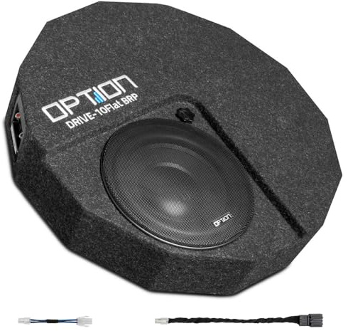 Option Kit de subwoofer compatible con Skoda Karoq (1ª generación con sistema de sonido Canton de fábrica) - Subwoofer pasivo ROCK-8-D4