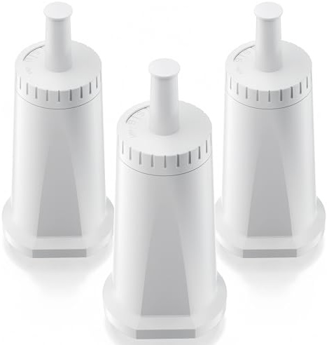 3 Pack Water Filter Replacement for Sage Coffee Machines, BES008 Softener Cartridge Compatible with Barista Express, Pro, Touch, Oracle, Bambino Plus, SES875, SES878, SES880, SES920, SES980, SES990