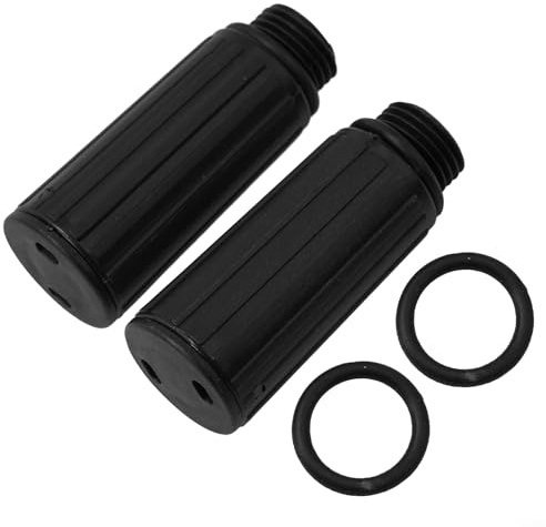 SiSinkal 2 tapas de ventilación de aceite de 15,5 mm con sellos de junta para bomba de compresor de aire, rosca M15 x 1,50 mm, accesorios de válvula de respiración de inyección antiaceite para taller