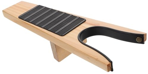 SOLUSTRE Quitabotas para Quitar Botas de Trabajo Estable y Práctico de Madera Maciza sin Doblar ni Dañar el Calzado Herramienta Auxiliar para Montar en Establos