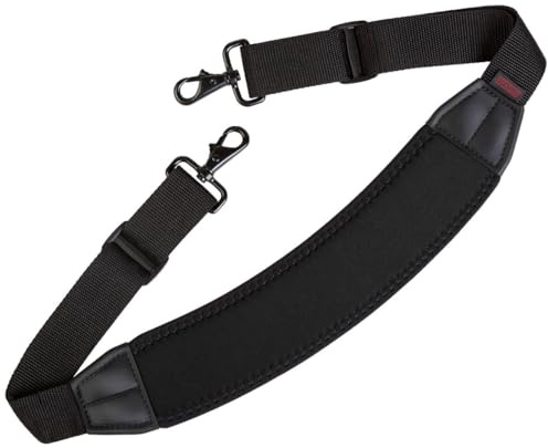 OP/TECH USA SOS Curve Padded Strap – Adjustable, Comfortable Replacement for Bags, Cameras, or Laptops – Ideal for Travel or Daily Use – Black - Made in USA