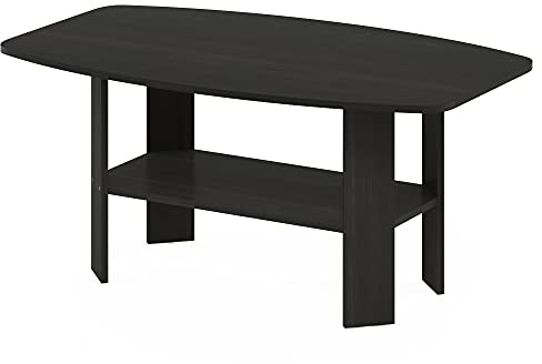 Furinno soffbord med enkel design, sidobord, espresso