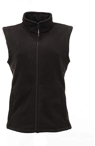 Regatta Damen Fleece-Weste/Fleece-Bodywarmer (14UK/40DE) (Schwarz)