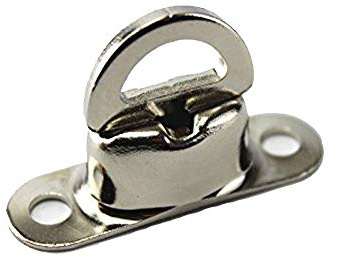 ANKO PLANEN Set da 10 chiusure a rotazione per occhielli ovali 22,5 mm x 13,5 mm, chiusura a vite, acciaio inox (Nirosta), per teli/teloni