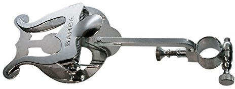 SAMBA MÚSICA - Atril trompeta, super, curvado, corto, con soporte Ø14 mm - 1360SM
