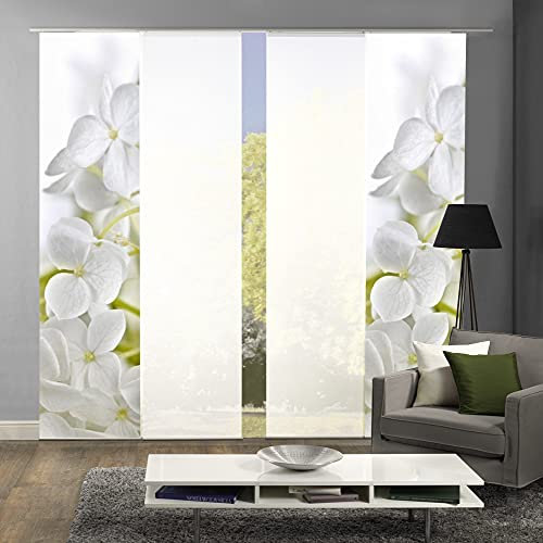 wohnfuehlidee 4er-Set Schiebevorhang, 94353-701, Blickdicht, Padua, Höhe 245 cm