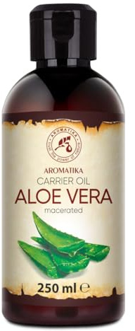 Aloe Vera Öl 250 ml - Aloe Barbadensis Leaf Extract - Basisöl - Rein & Natürlich - Trägeröl - Pflegeöl - Body Öl - für Hautpflege - Haare - Gesicht - Körperpflege