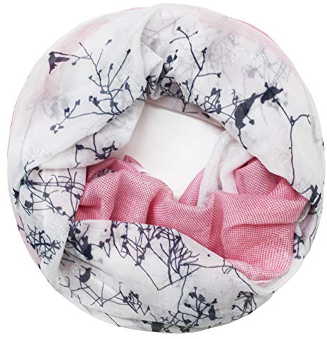 Glamexx24 Topstyle Schal Schlauchschal Damen Langschal mit Muster Loop schal Loopschal Tuch Halstuch Rundschal Leicht