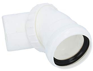 Abwasser Verdrehung Bogen HT-Rohr Installation DN 50 110 Abflussrohr Kunststoff (50 mm, weiß)