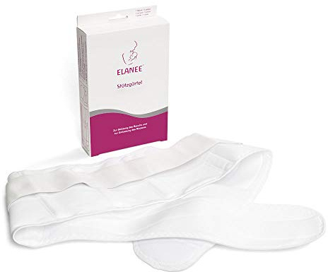 ELANEE Stützgürtel für Schwangere, entlastet die Rücken- und Beckenbodenmuskulatur, gegen Rückenschmerzen (Größe S), Bauchgurt nach Geburt, Bauchgurt Schwangerschaft (751-V1)