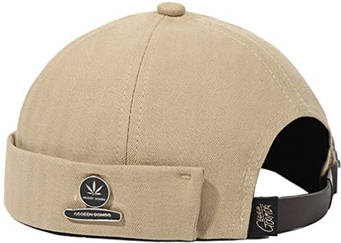 Cotone Cappellino da Portuale Uomo Retro Dockercap Berretto da Motociclista