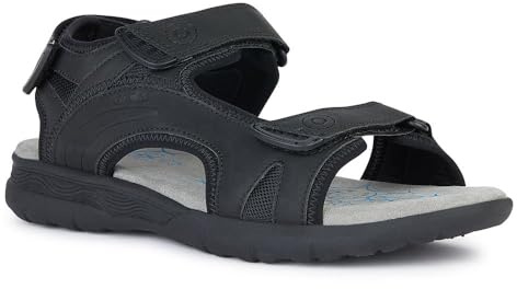 Geox Män U SPHERICA EC5 A sportsandal, svart, 39 EU, svart, 39 EU