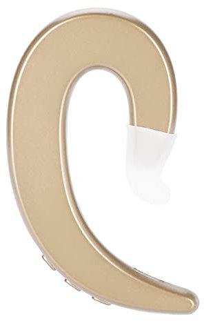 Casque Bluetooth à Conduction Osseuse Casque sans Fil Indolore pour la Conduite D'entraînement Sportif (Or)