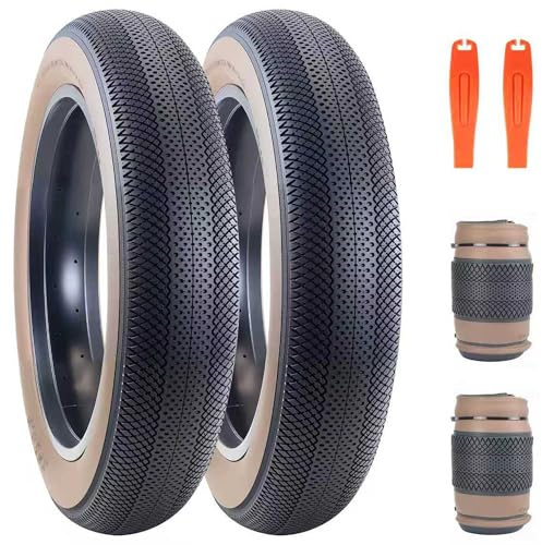 ZUKKA Fat Bike Tire 20/26 Zoll 20/26x4.0 E-Bike Reifen | Heavy Duty,Faltbar Fett Fahrradreifen,20/26 x 4.0 Fat Fahrrad Mantel,für Fatbike, Mountainbike MTB Bicycle