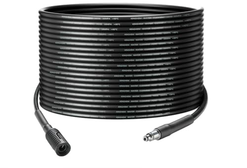 YUET 10M Hochdruckreiniger Ersatz Verlängerungsschlauch für Bosch AQT Aquatak Serie, Click-Typ-Stecker, Schnellkupplungen, SDS-Anschlüsse, Hochdruckschlauch Zubehör, Wasserreinigungsrohr