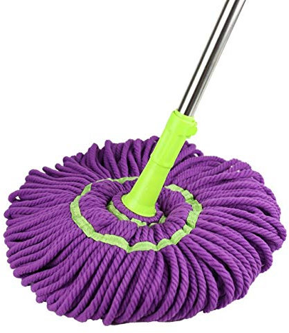Facile mocio autostrizzante in microfibra con manico esteso Mocio rotante autotorcente Lavaggio a mani libere Mocio strizzabile per la pulizia dei pavimenti La bellezza pratica arriva To pursue