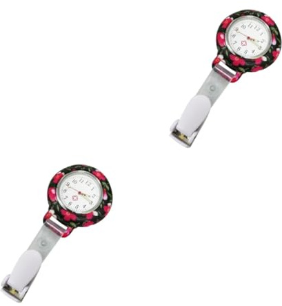 SOIMISS 2stücke Ethnic Flower Watch Tragbare Silikon Taschenuhr Für Präzise Zeitmessung Langlebig Und Modisch Für Täglichen Gebrauch