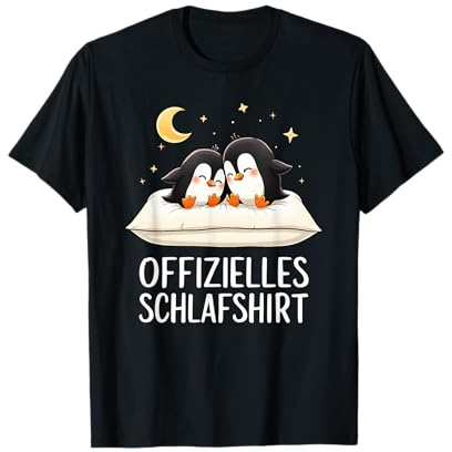 Offizielles Schlafshirt Pinguin Pinguine T-Shirt