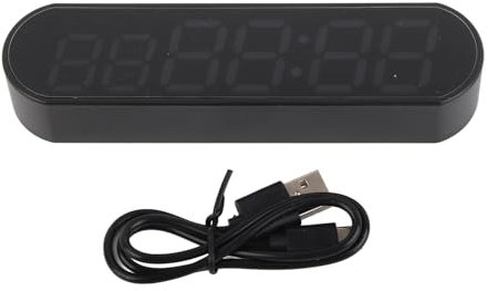 Haofy Temporizador de Intervalos Deportivos Temporizador de Gimnasio Portátil Reloj de Fitness con Potente Imán Incorporado Pantalla LED Digital Antivértigo Grande Accesorios de