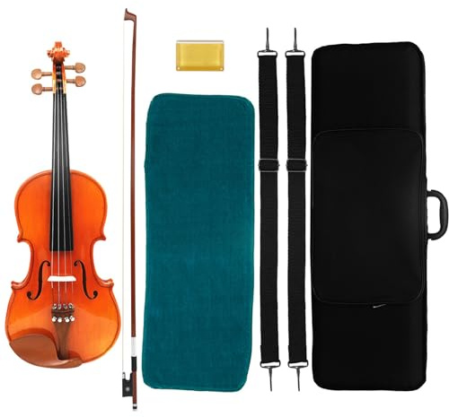 DOUDINGMAO Ensemble d'instruments à cordes pour débutant, taille 4/4, violon pour intermédiaires avec étui léger