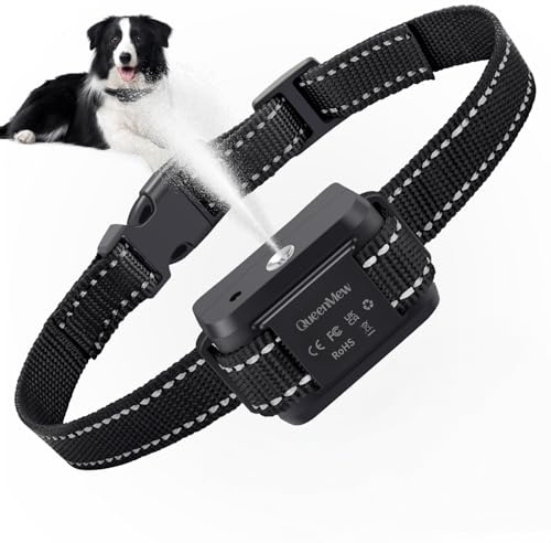 Bubbacare Collare Antiabbaio per Cani, Auto Collari Antiabbaio Ricaricabili Regolabile, Collare Anti Abbaio Sicuro Spruzzo e Vibrazione Efficaci per Cane Piccolo Medio Grande