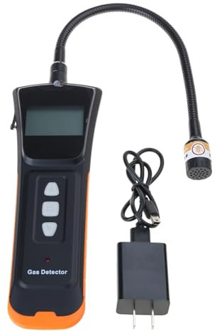 Detector de gas digital portátil propano y gas natural Lecketester Sensor de gas inflamable Sniffer Sound Visual