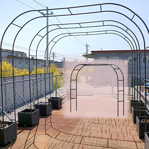 Heavy Duty Metal Garden Arch - Weather Resistant Support for Climbing Plants, Roses, and Fruit - Perfect for Weddings and Outdoor Decor - Available in 1.8m, 2.4m, 3m, 3.5m Sizes