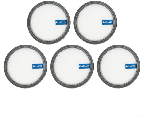 PRETTYCARE W200 W300 W400 Juego de filtros de repuesto para aspiradora de alta eficiencia, filtro de malla lavable compatible con piezas de aspiradora inalámbricas, accesorios para limpieza del hogar