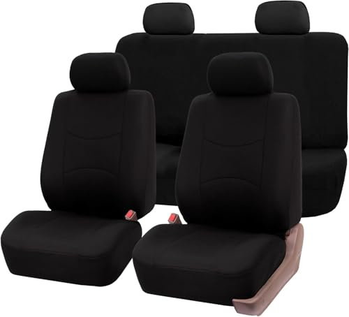 GXDFC Auto Schonbezüge für Hyundai Tucson 2000-2018 2019 2020 2021 2022 2023 2024 2025, Auto Sitzbezug Schonbezüge Sets, Atmungsaktiv Sitzschoner Rutschfester Bequem Sitzkissenschutz,Black