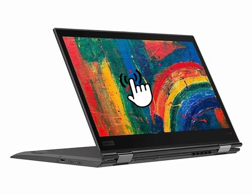 Lenovo ThinkPad X1 Yoga Gen 3, 2-in-1 Laptop, 14 Zoll FHD Touchscreen, Intel Core i7-8650U, 16GB RAM, 256GB SSD, US QWERTY Tastatur, Windows 11 Pro (Generalüberholt)