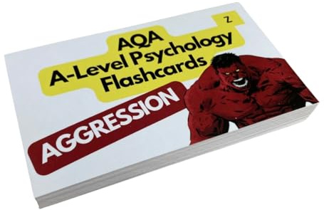 AQA A-Level Psychology Flashcards (Aggression topic only) - 50 spec-focused Q & As covering the aggression unit (for exams in 2026 and 2027) - Mr. Zee's