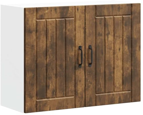 Lumanois Armario de Pared de Cocina Lucca Roble Ahumado,Mobiliario,Armarios y Almacenamiento,Armarios de Cocina,19.7kg-853832