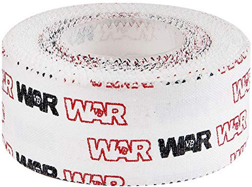 WAR Tape EZ Rip Premium Athletic Medical Sports Tape | No Sticky Residue | 30 ft Rolls | Best for Athletes & Trainers | Ideal for Fingers, Ankles, Wrists, and Equipment | 1 Inch (Pack of 1)