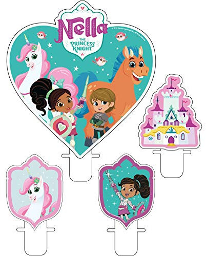 Amscan International Amscan 9904017 Kerze Nella The Right, 4 Stück