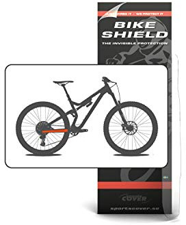 Bikeshield Unisex Kettenstrebenschutz, transparent, Einheitsgröße