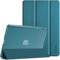 EasyAcc Case Compatible with iPad 10.2 9th / 8th / 7th Generation (iPad 10.2 inch 2021/2020/2019), Ultra Thin Translucent Cover for iPad 7 8 9 Auto Wake/Sleep, Peacock Blue