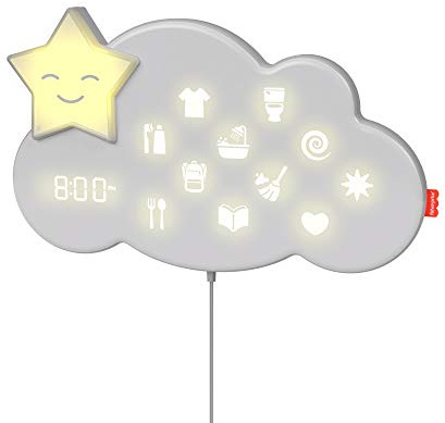 Fisher-Price GWM53 - Lumalu Schlafassistent, Einschlafhilfe, Schlaftrainer und Geräuschgenerator, europäische Version, für Babys ab der Geburt