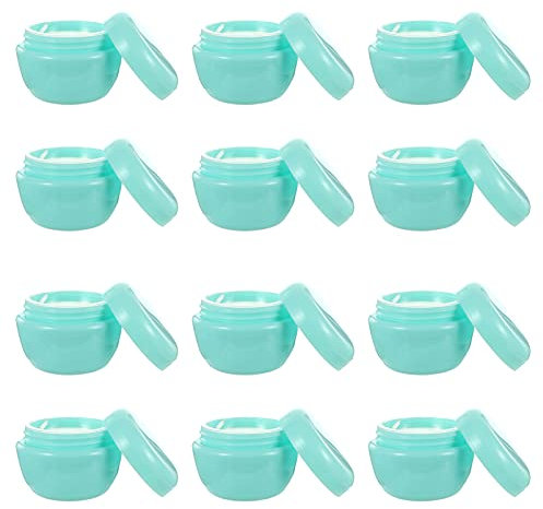 12 Pièces Crème En Plastique Et Boîte à Lait D'emballage D'échantillon De Voyage De Crème Pot Cosmétique Bricolage Conteneur De Voyage Lotion Porte-échantillon