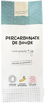Maison Pinson - Percarbonate de Soude 1kg | Détachant Écologique Multi-Usage | Nettoyant Naturel pour Linge, Vaisselle et Surfaces | Fabriqué en France