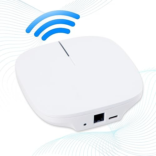 Grandekor WiFi-Bridge (optional) elektrische Rollos mit Amazon Alexa oder Google Assistant App verbinde | kompatibel mit Amazon Alexa & Google Home, Steuerung per Tuya App, ausschließlich für Grandekor Rollos