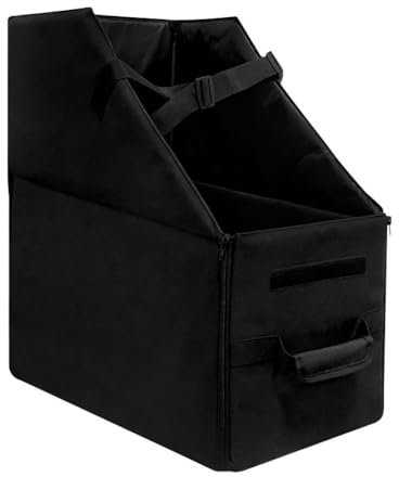 QUTBAG Sac de Rangement de Coffre de Voiture pour vélo Pliant, boîte de Rangement Pliable pour vélo, étui de Transport Pliable pour vélo, Garde Le vélo Vertical dans Le Coffre de Voiture withoutcover