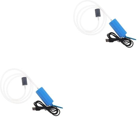BESPORTBLE 2 Stücke Mini Tauchwasserpumpe Aquarium Bubble Disk Aquarium Teich Belüfter Luftpumpe Stille Geräuscharm Himmel
