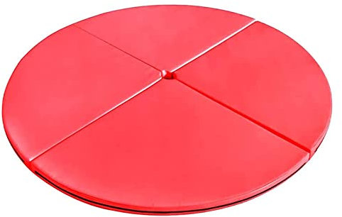 Pole Dance Matte, Durchmesser 120 cm, rund, tragbar, faltbar, Crash-Pad, geeignet für Heim-Fitnessstudio, Anfänger, Gymnastik, Sturzsicherheitsmatte