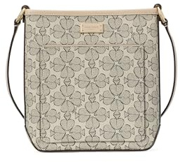 kate spade new york Spade Flower Coated Canvas Small Swingpack, Neutral Multi