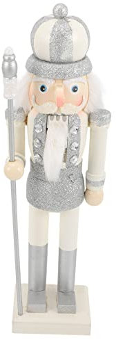KONTONTY Schiaccianoci in Legno Decorativo Ornamento Da Tavolo Per Natale Regalo Per Matrimoni Realistico e Resistente Addolcisce Atmosfera Della Stanza