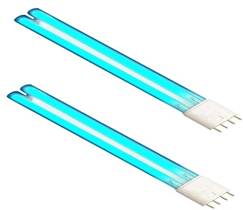 EverGrow 55 Watts 2G11 Base UV-C Germicidal Ultraviolet Light Bulb Qty 2