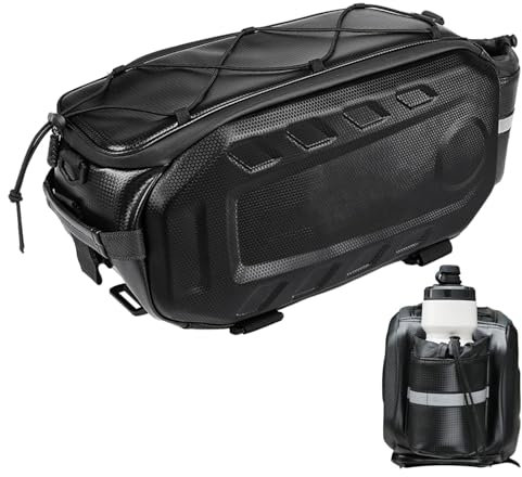Fahrrad-Satteltaschen für Gepäckträger, Fahrrad-Gepäckträger-Tasche | Fahrradkoffer-Aufbewahrungstasche | Hartschalen-Satteltaschen, Tasche für