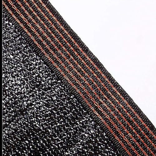 PanHuiWen Voile Ombrage 4x4 ImperméAble Toile Ombrage ImperméAble 4x4 Filet D Ombrage Patio Tissu D'Ombre Filet Dombrage Noir,3x3m