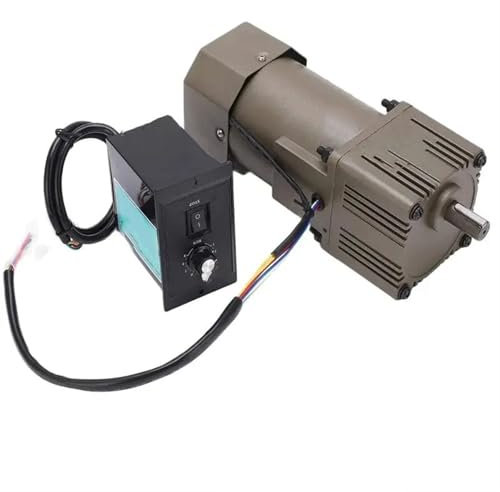 Geschwindigkeit regeln 1 Stück 220 V AC 1-Phasen-Getriebemotor mit 90 x 90 mm Rahmen und variabler Geschwindigkeit, 90 W AC 5RK90RGU-CF, Drehzahlregelungsmotor, umkehrbarer Getriebemotor Reduzierstück